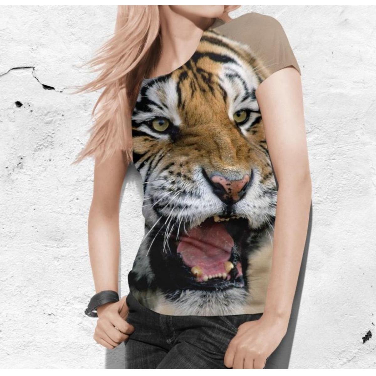 Женская футболка с милыми мультяшными животными — фото 4