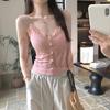 French Lace Splicing Sleeveless Camisole - Women's Summer 2026 Thai Style