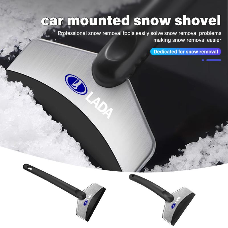 Car Ice Scraper Snow Removal Shovel Window Winter Snows Shovels Tool For Lada Vesta Niva Samara Kalina Largus Priora Xray Granta WW20