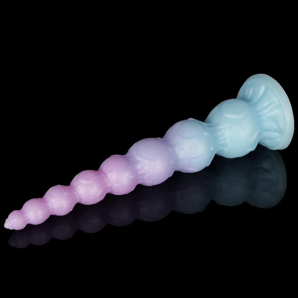 New Long Anal Plug Silicone Butt Plug 8 Anal Beads Soft Flexible Dildo Masturbation Adult Sex Toy Prostate Massage Dilator G Spot Clitoris Masturbator