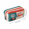 Large Capacity Stationery Storage Bag Multilayer Pen Pencil Case Dopamine Pencil Bag  Gilrs Boys