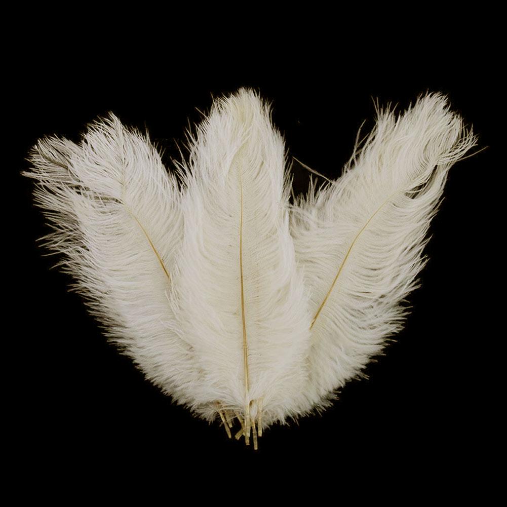 

10 шт. страусиных перьев для поделок, белые, черные перья, декор для стола, центральные украшения, ювелирные изделия, украшения для поделок 30-35 см 10pcs белый