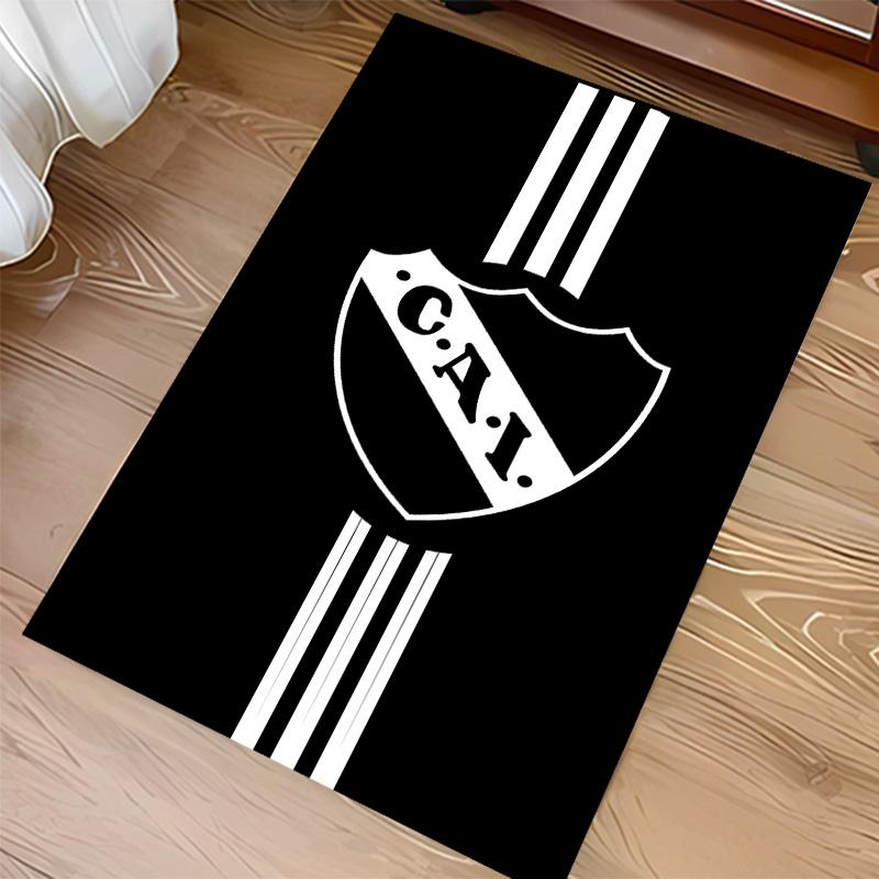 Club Atlético Independiente Print Area Rug - Soft, Washable Non-Slip Indoor Mat for Office Chairs, Living Room, Home Office Decorative Rug