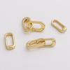 14K Gold-Filled Oval O-Ring Clasp for DIY Bracelets & Necklaces