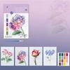 With Pigment Gouache Graffiti Book Specialty Paper Watercolor Painting Book   Color Cognition