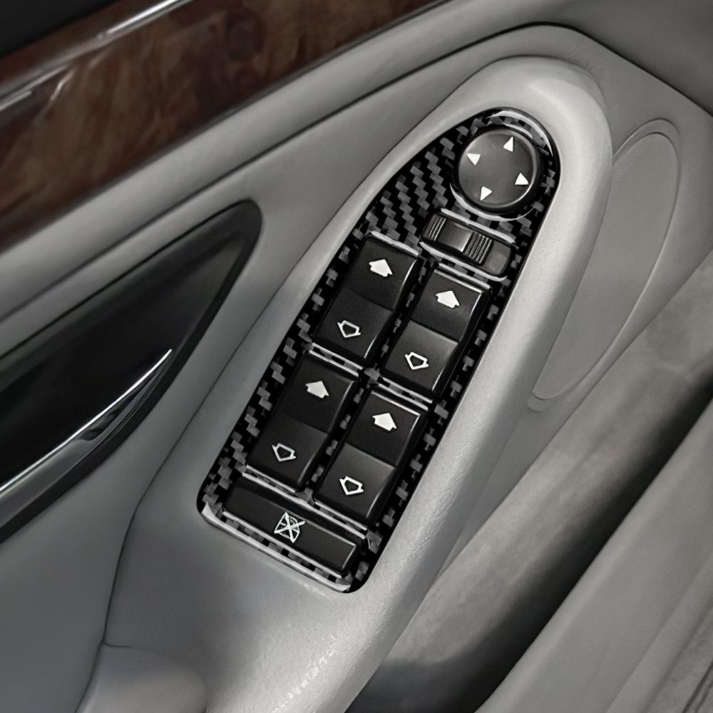 AIRSPEED For BMW 5 Series M5 E39 1998-2003 Accessories Carbon Fiber Sticker Car Air Vent CD Panel Handle Interior Trim Cover