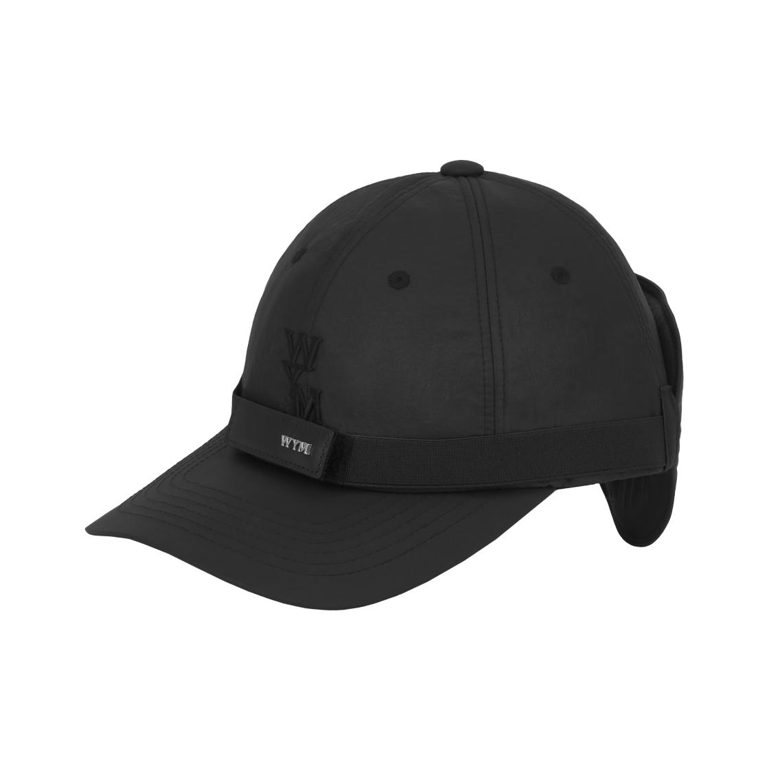 WOOYOUNGMI Eye Patch Ball Cap Black - 24SS ONE SIZE чёрный