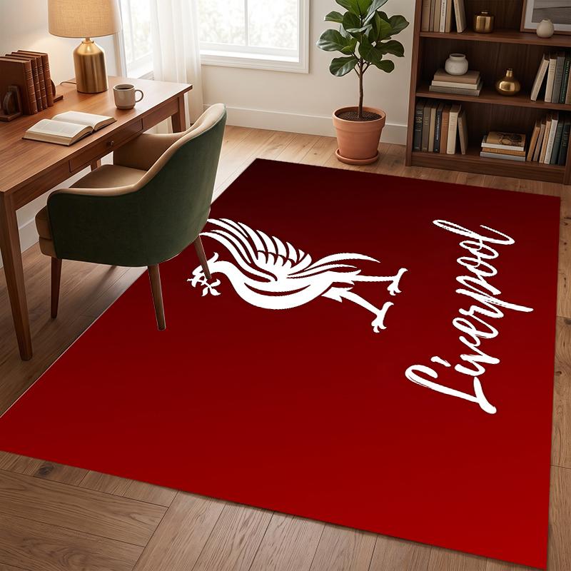 Liverpool Football Club (5) Office Rug Elegant Floor Rug for Office Living Room Bedroom and Indoor Home Spaces