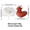 Silicone Mold 3D Angel Candle Molds Handmade DIY Soap Baking Molds Home Decors