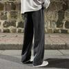 New Streetwear Loose Jeans Men Korean Style Fashion Loose Straight Wide Leg Pants Men's Brand Clothing Black Light Blue