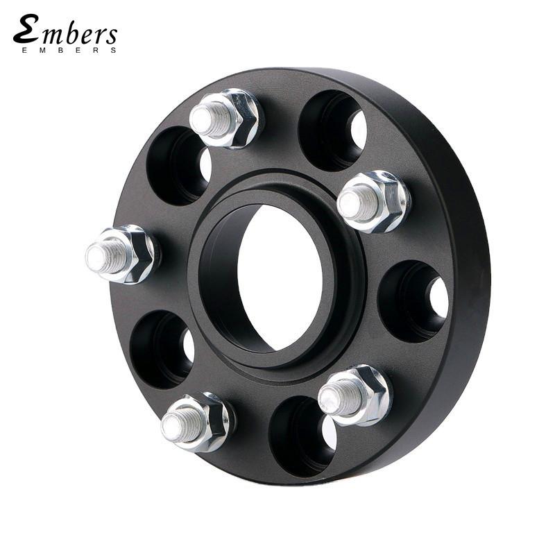 Embers For Toyota Corolla PCD 5x114.3 CB 60.1 M12x1.5 Forged Aluminum Black Wheel Spacers Hub Adapter 2 Piece