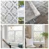 Frosted Window Privacy Film Heat Control UV Blocking Static Cling Non-Adhesive Reusable Door Coverings for Bathroom Home Office