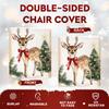 2/4/6pcs/set 45x55cm Christmas Deer Chair Cover Table Decoration Dining Seat Chair Covers Dining Room Bar Party Banquate
