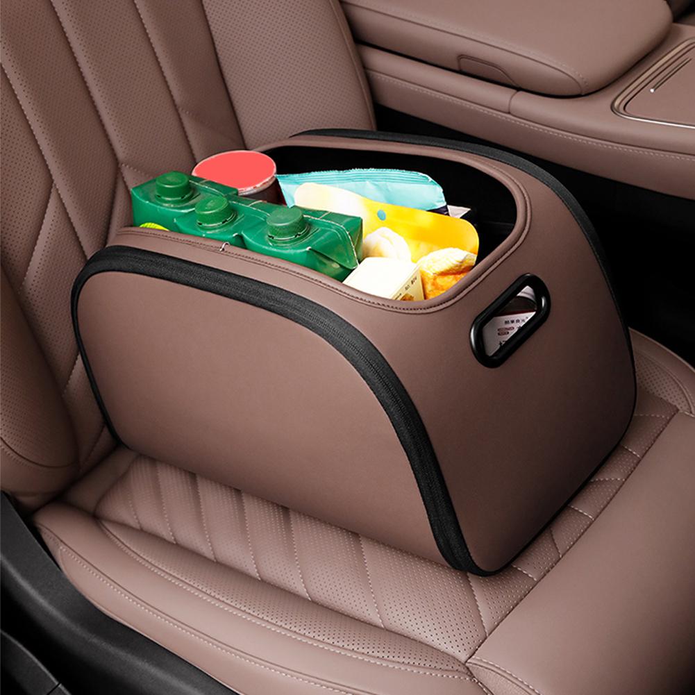 Car Trunk Organizer with Built-in Pocket for Truck SUV RV Sedan Auto Interior Grocery Cargo Travel Road Trip Storage Box Essenti
