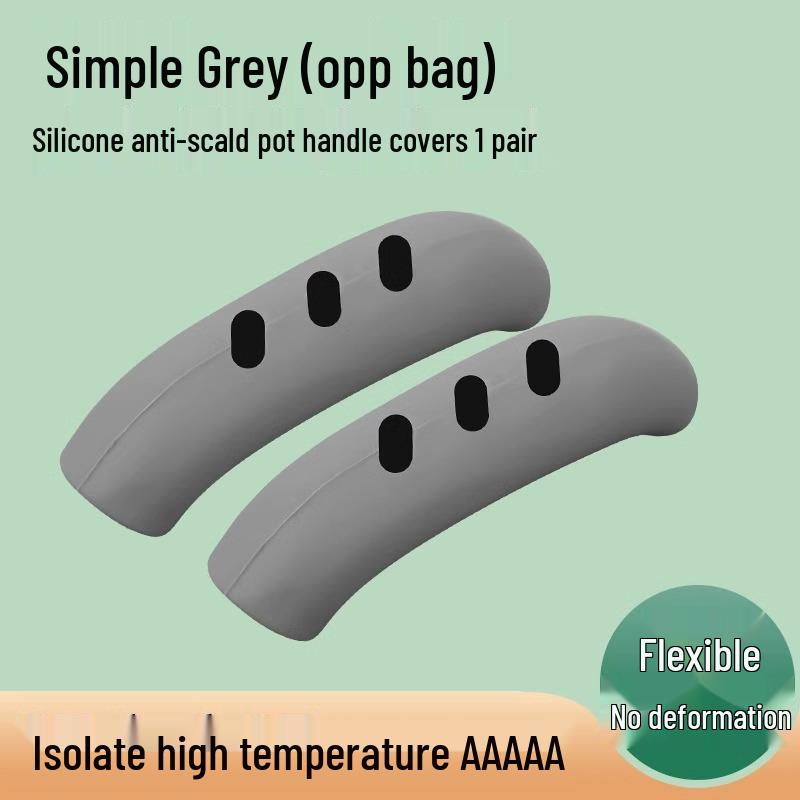 

Silicone Iron Wok with Anti-Scald Handle and Heat-Resistant Insulated Covers