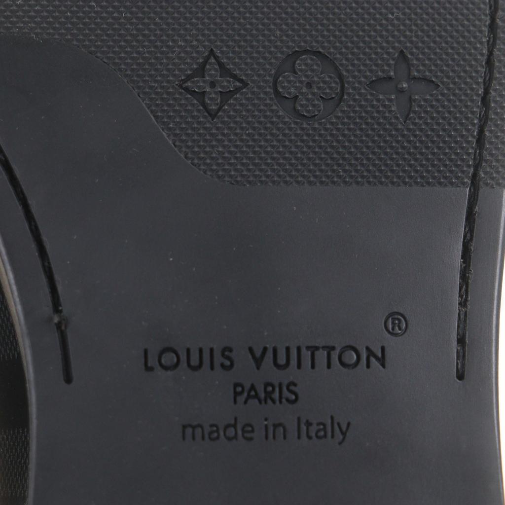 Vynikající kožené boty LOUIS VUITTON Minister Derby černá kůže pánské 9 Použité