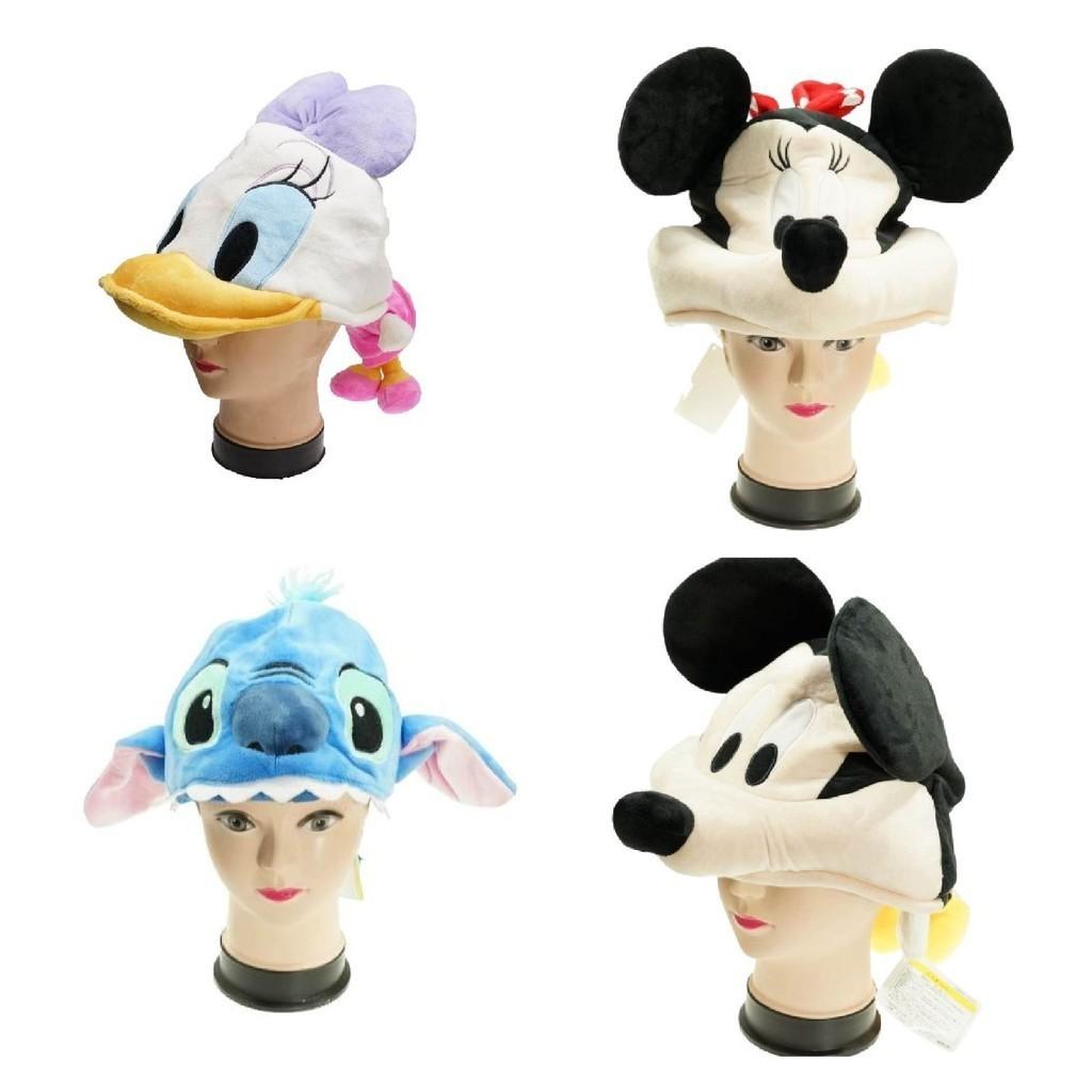 Chapéu Pelúcia Animal de Pelúcia Fofo Quente Proteção de Orelha Chapéu Para Crianças Stitch Pato Margarida