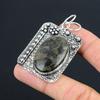 Daughters Day Deal Gabbro Jasper Gemstone Sterling Silver Trendy Wedding Pendant