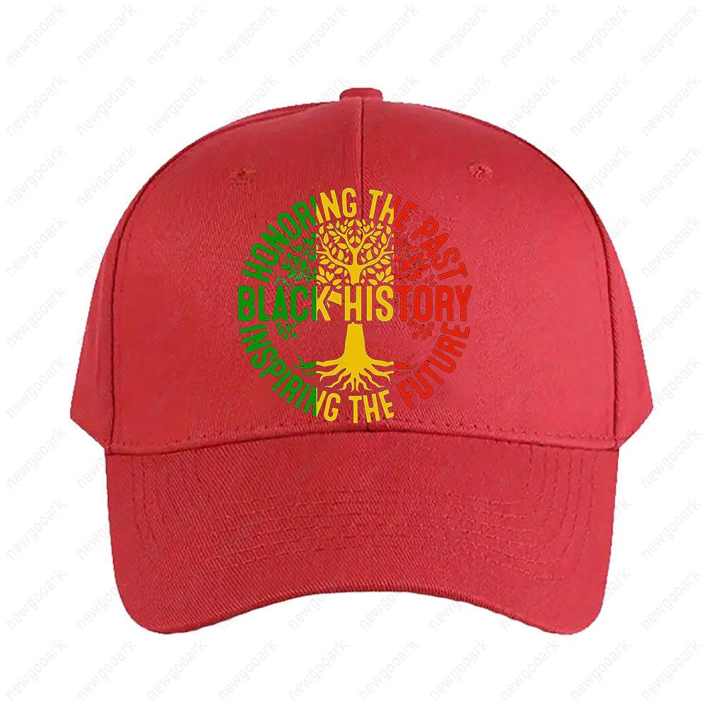 Honoring The Past Black His Tory Inspiring The Future Women Unisex Peaked Hat Fashion Casual Adjustable Printed Baseball Caps