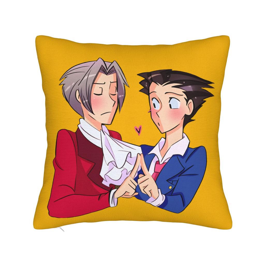 Ace Attorney Pillowcases Morden Pillow Case For Living Room Bed Chair Comfy Pillow Cover