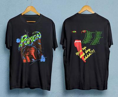 Vintage 1989 Poison Tour 1989 T-shirt Size S-5XL