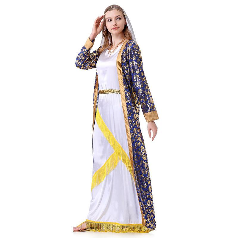 Halloween Dubai Costume Dress Polyester Fabric With Fantasy Theme For Women