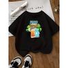 Europese maten T-shirt Kinderkleding Casual Trendy Milo en Chip Cartoonfiguren Pixel Boom Grafisch T-shirt Meisjes Kleding voor Feestoutfit Vakantiecadeau