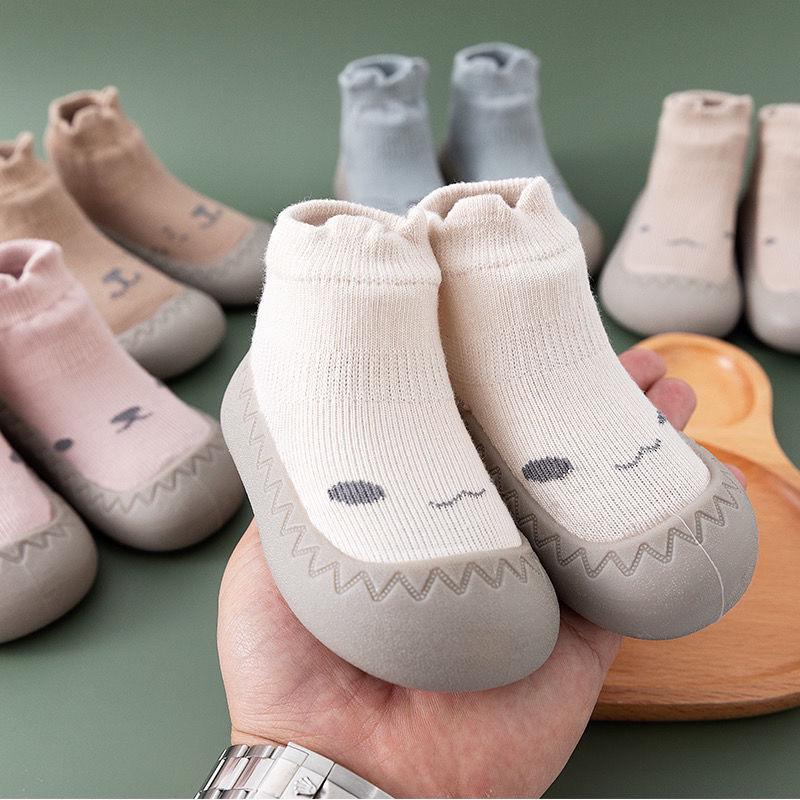 2024 Spring/Summer Soft Sole Baby Walking Shoes, Non-Slip Infant Prewalker Floor Socks for Boys and Girls