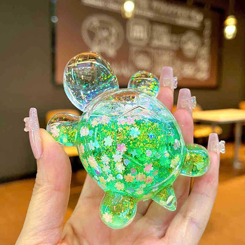 Ornamente luminoase colorate DIY, bijuterii creative sclipitoare, nisipuri mișcătoare, mari, ornamente pentru desktop, auto