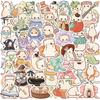 50pc Cute Animal Water Bottle Stickers Pack,VSCO Waterproof Stickers,Dorm Room Decor Aesthetic Stickers for Water Bottle,Laptop,Phone,Journal Girls