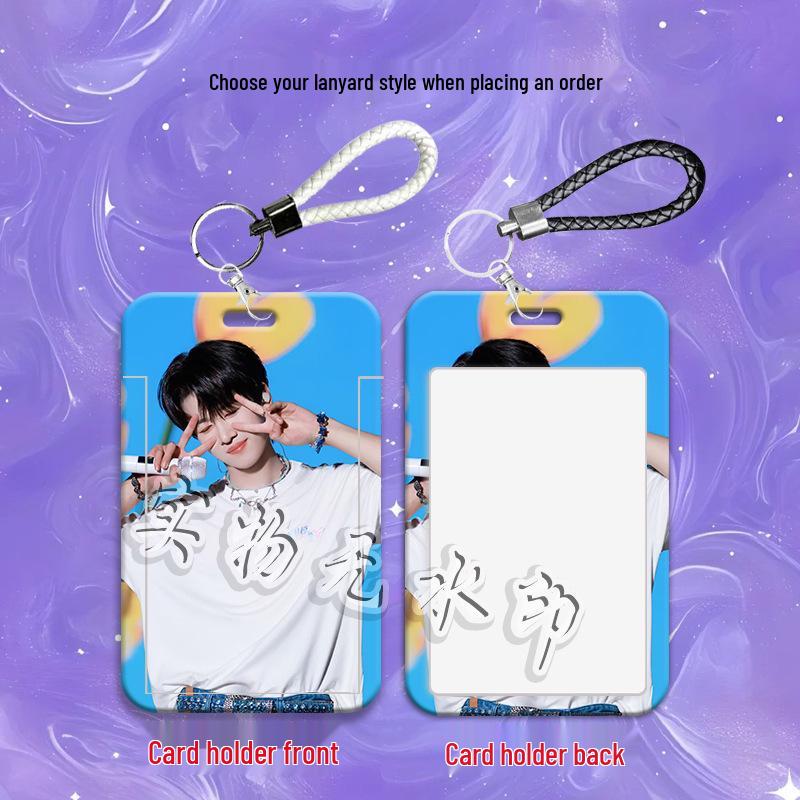 Zhuo Yuan Schiebe-Kartenhalter: Schützt Campus-, Essens-, Zugangs- und Buskarten mit Schlüsselband