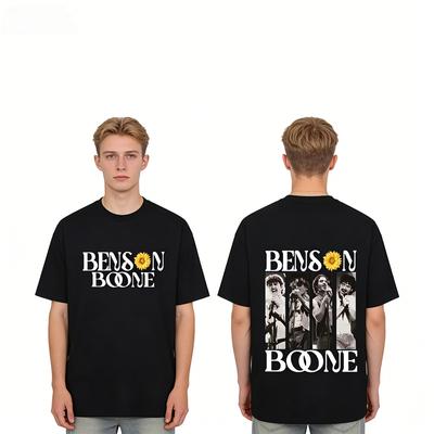 2026 SpringSummer Benson Boone American Heart Tour Gothic Pattern Humorous Mens and Womens Comfortable Top