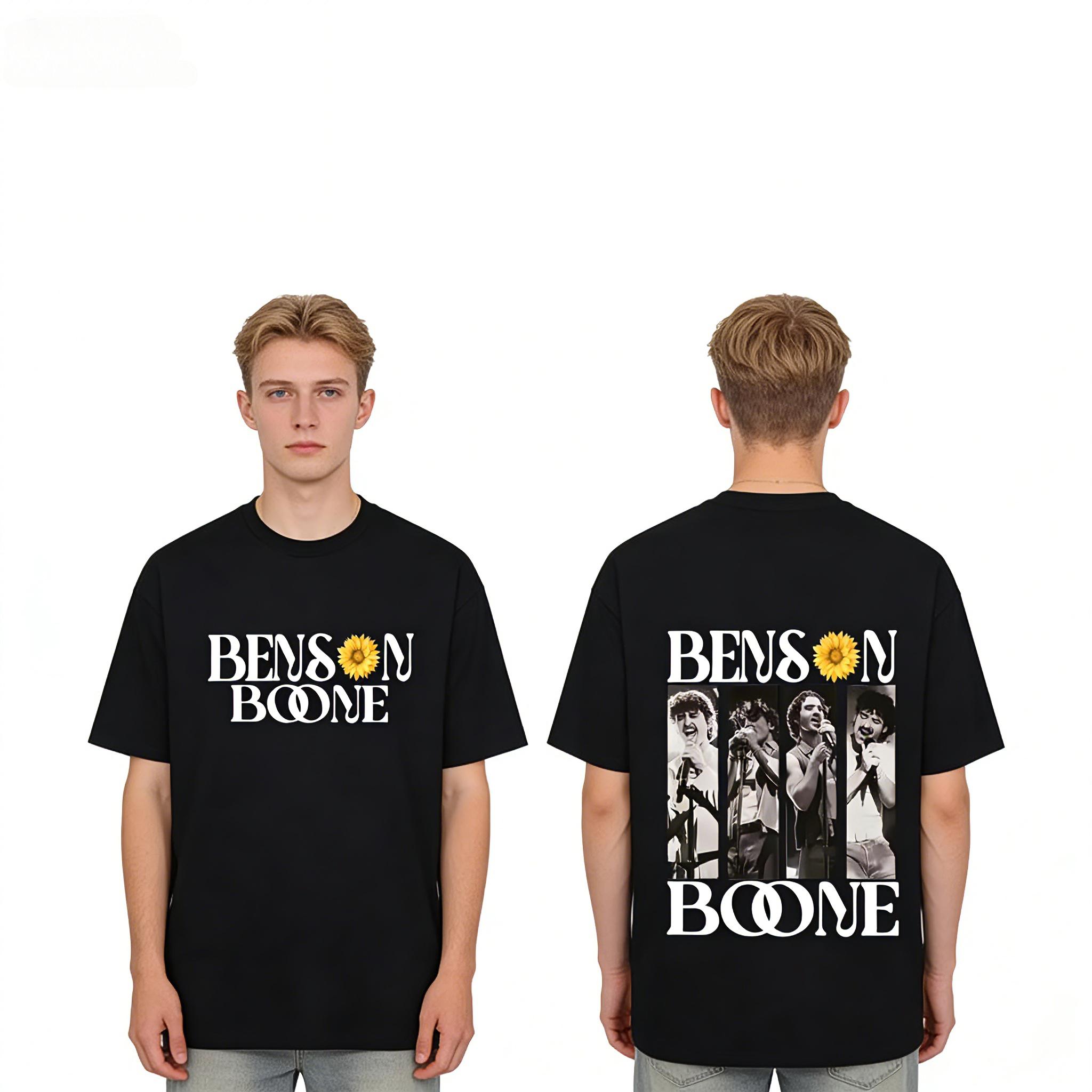 2026 SpringSummer Benson Boone American Heart Tour Gothic Pattern Humorous Mens and Womens Comfortable Top 2XL