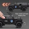 1:32 Scale Dongfeng Mengshi Models Cars Toys Doors Opened Police Car Wheel Pull Back Miniature Vehicles Toy Collect Souvenirs
