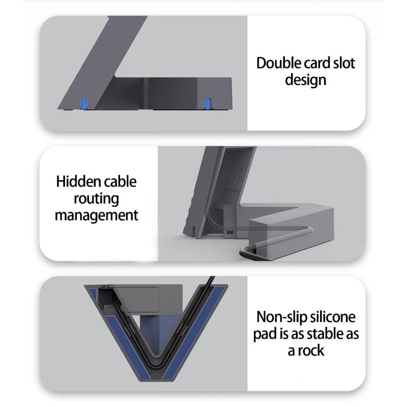 Ladestation Desktop Halter Dock Ersatz Lade Dock Ständer Zubehör für 4X Kinderuhr Ladeadapter