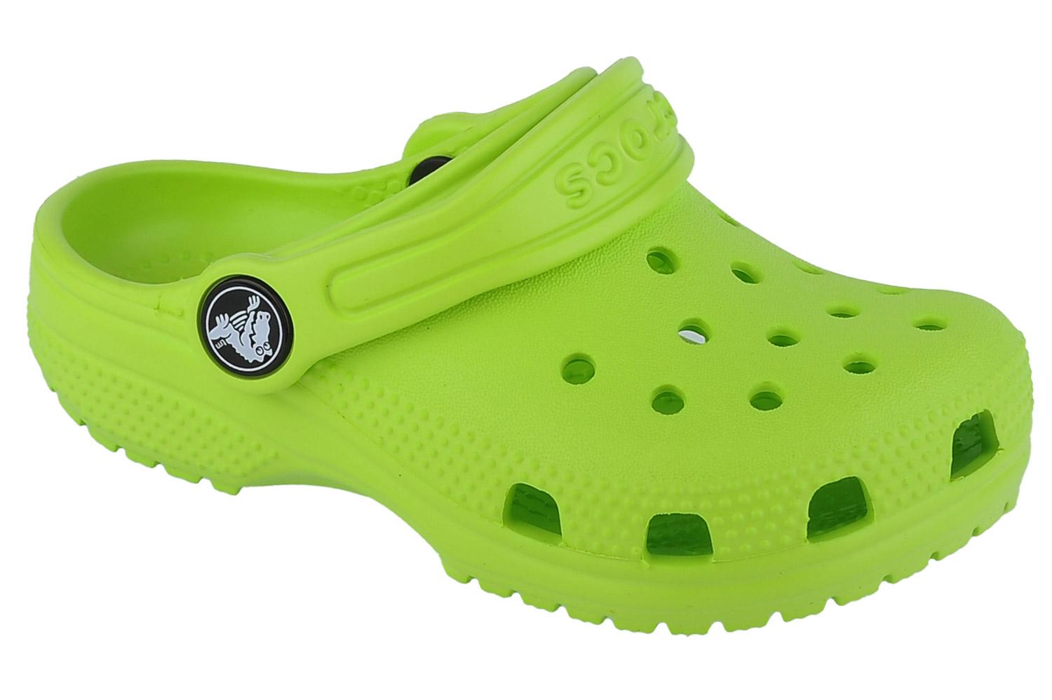 Crocs Classic Clog Kids T, pour Garçon vert Claquettes