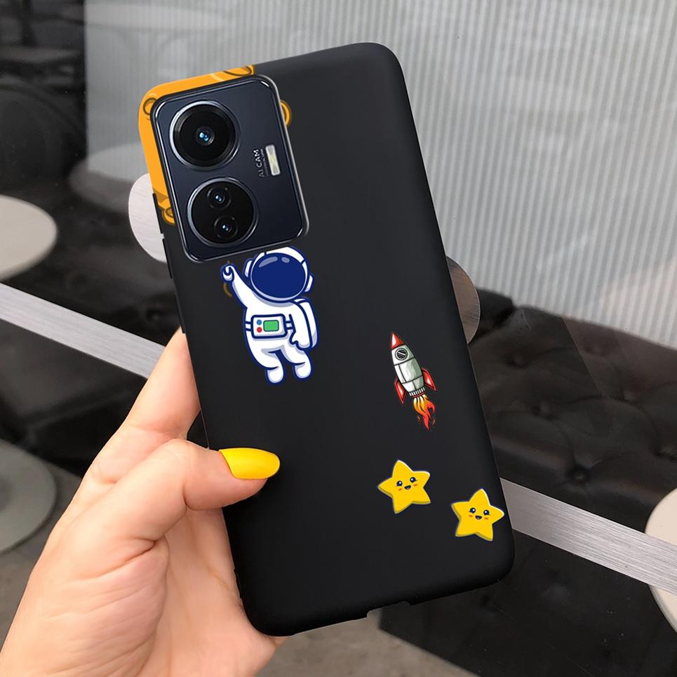 Cute Animal Cartoon Case For Vivo Y55 4G 5G Cases Luxury Silicone Cover For Vivo Y75 4G 5G Fundas Silicone Cool Style Bumper