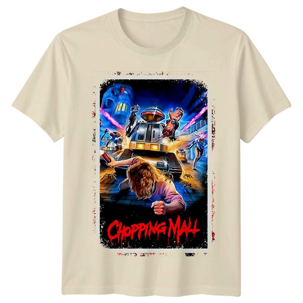Chopping Mall 1986 Movie Poster Inspired Tshirt Retro 80s Tee Unisex