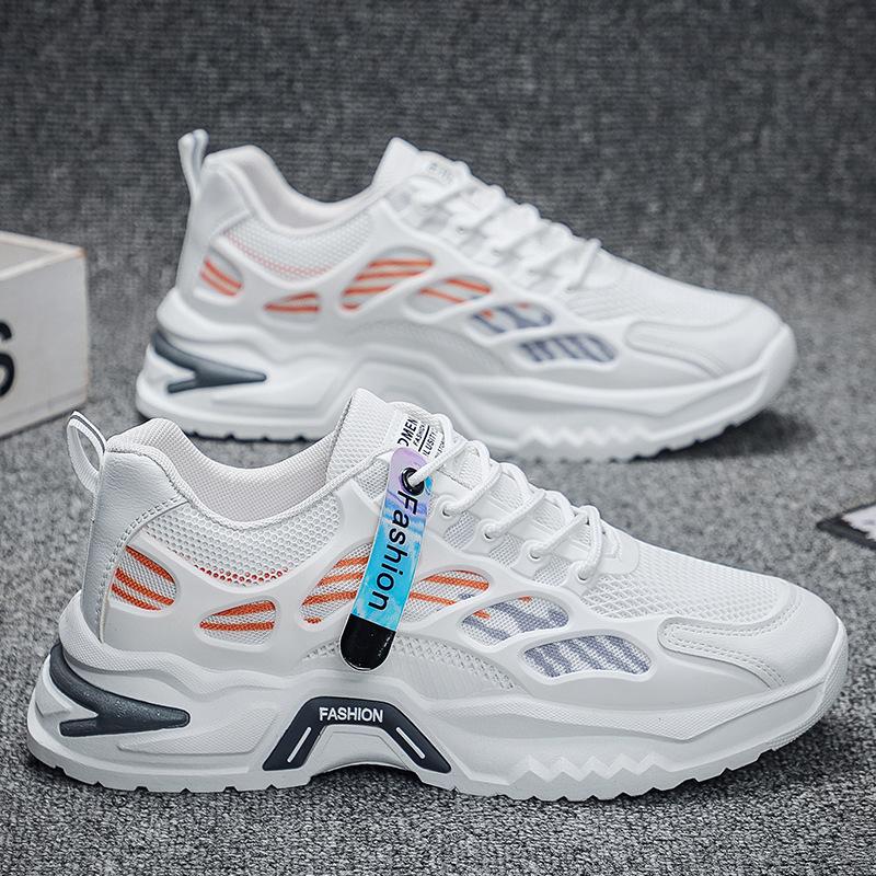 Summer New Breathable Mesh Sports Shoes Platform Student Casual Shoes