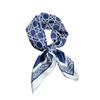 New Geometric Line Printed Small Square Scarf for Women's Imitation Silk Scarf Neck Protection Scarf Professional Versatile Silk Scarf Scarf Scarf