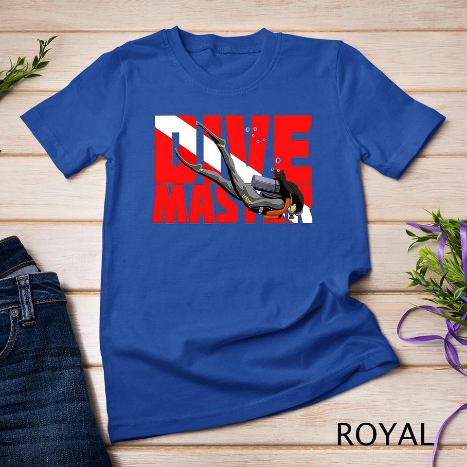 Woman Scuba Diving Dive Master T-Shirt Unisex T-shirt 7 2XL