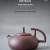 Edenus Yixing Zisha Master Handcrafted Teapot