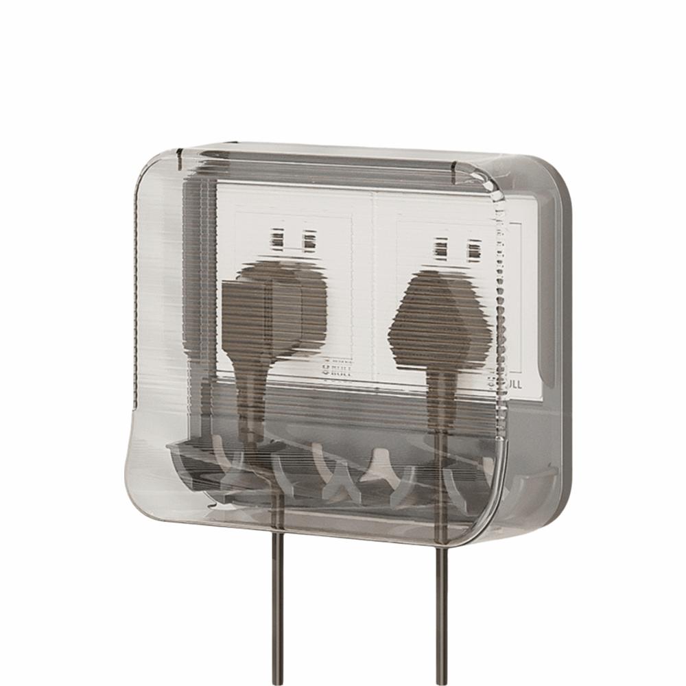 Clear Waterproof Socket Cover Self-Adhesive Socket Safety Protective Cover Household Bathroom