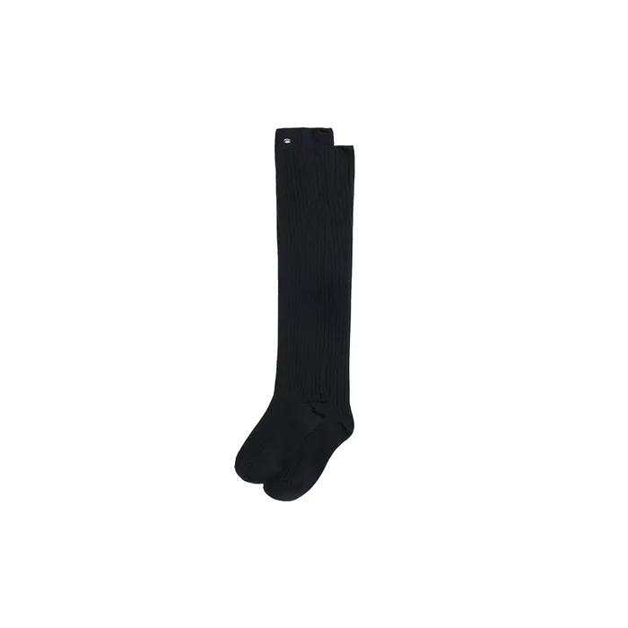 Ribbed High Knee Socks_4 Color