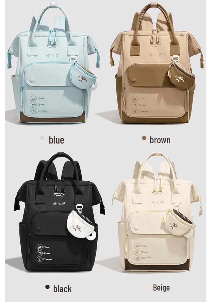 Sac à langer polyvalent: Sac à dos tendance grande capacité pour mamans et bébés