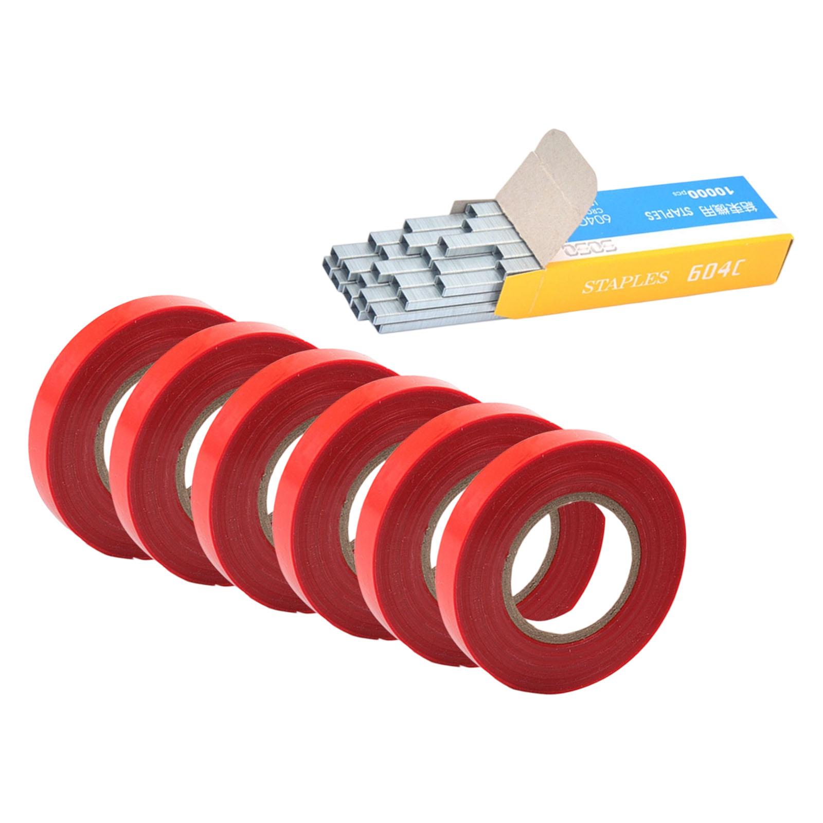 

Plant Branch Tie Tape Hand Tying Binding Tools with1Box Staple Pin For Garden Tying Machine Vegetable A