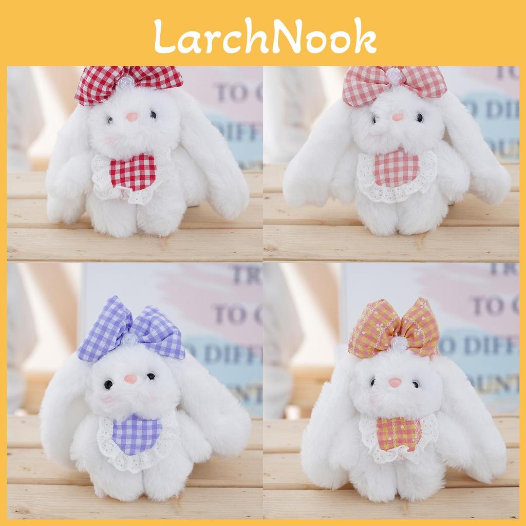 Cute Rabbit Plush Keyring With Pp Cotton Filling For Bag Decoration