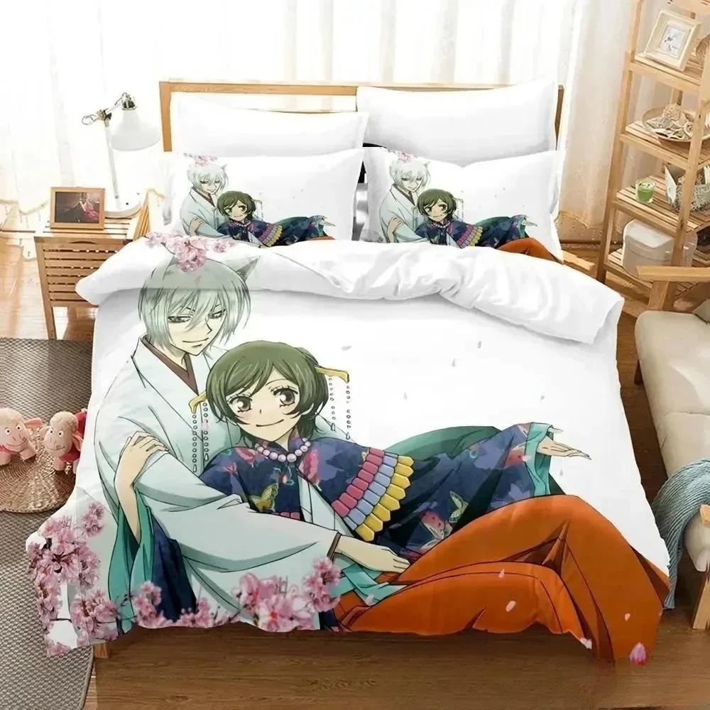 Fashion 3D Printing Anime Kamisama Kiss Tomoe Bedding Set Boys Girls Twin Queen King Size Duvet Cover Pillowcase Bed Boys Adult