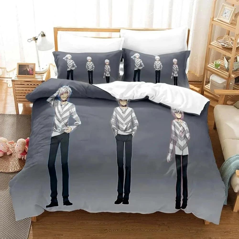 3D Anime A Certain Scientific Accelerator Bedding Collection Single Twin Full Queen King Size Bed Collection Adult Kid Bedroom Duvetcover Collections