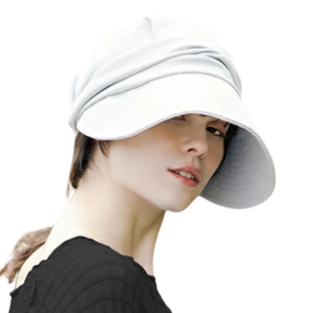 Moonbat Wide Brim Jockey Light UV Long Brim with Chin Wide Size L Cap, 11cm, Blocking, Protection, Large, Foldable, Strap, Cap/Casquette, Brim, 65297,